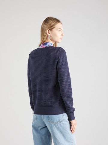 Blutsgeschwister Knit Cardigan 'Save the Brave' in Blue