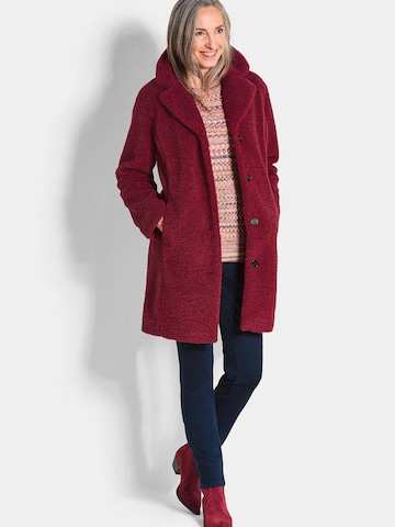 Goldner Tussenmantel in Rood