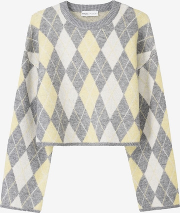 Bershka Trui in Geel: voorkant