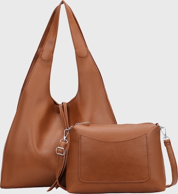 Brise Skuldertaske 'L-31-30' i brun: forside