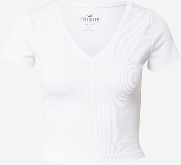 HOLLISTER Shirt in White: front