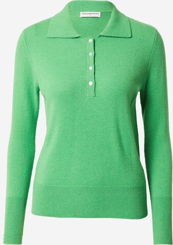 Pure Cashmere NYC Trui in Groen: voorkant