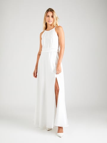 SWING Βραδινό φόρεμα σε λευκό: μπροστά