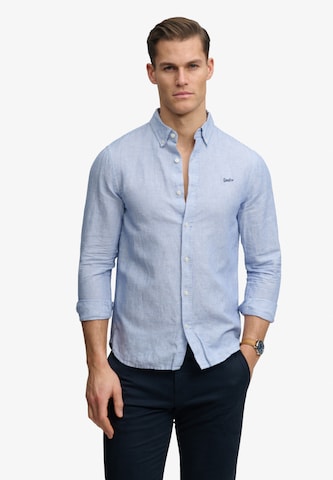 Superdry & Co Hemd in Blau: Vorderseite