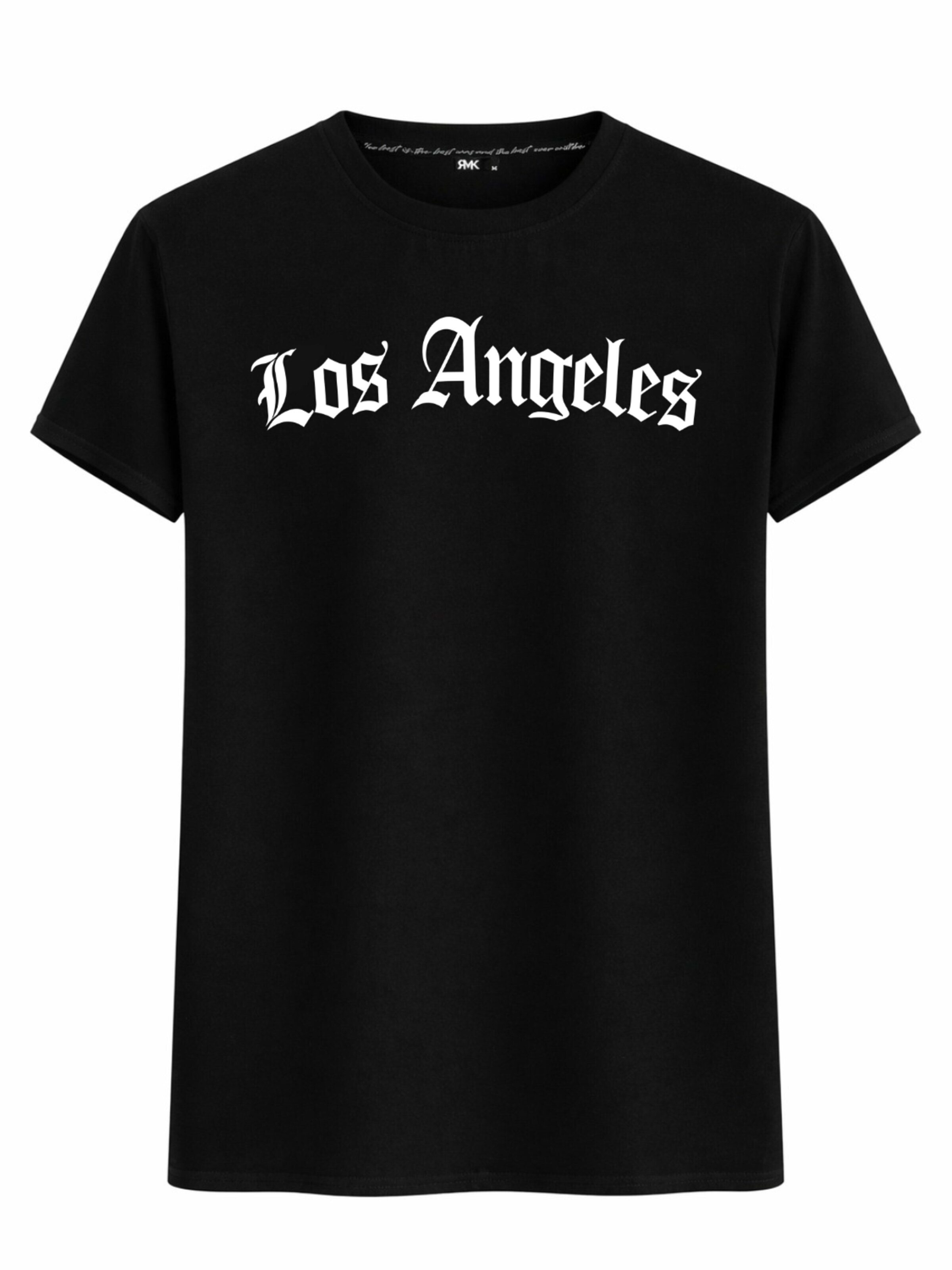 RMK Shirt 'Los Angeles LA' in Black: front