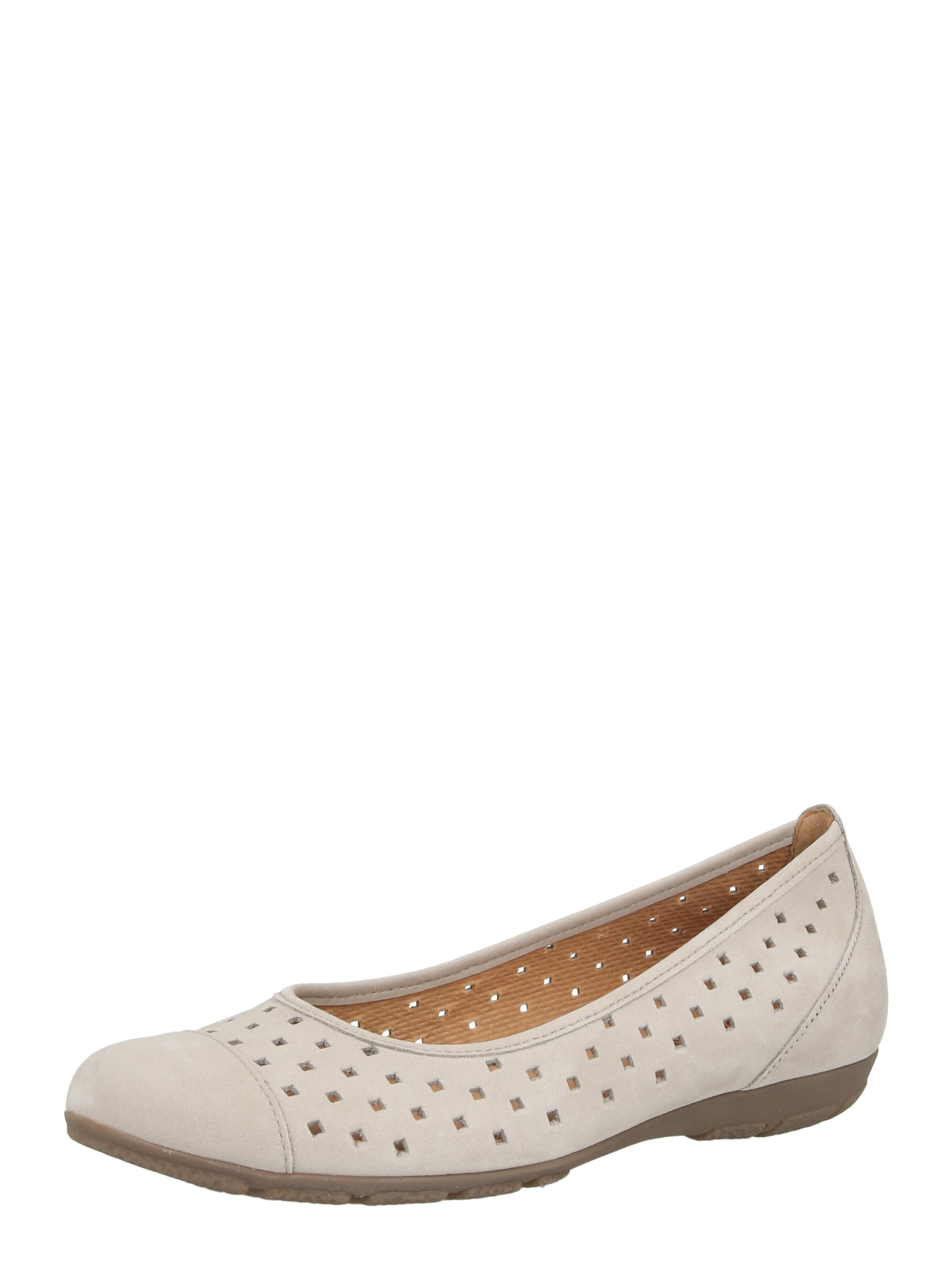 GABOR Балетки в Бежевый: спереди