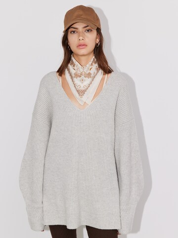 LeGer by Lena Gercke Pullover 'Melia' in Grau: predná strana