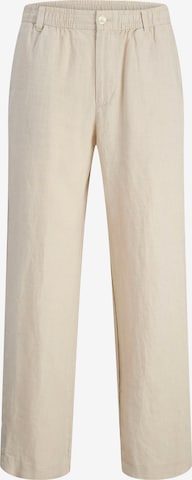 JACK & JONESLoosefit Chino hlače 'JPSTKarl Lawrence' - bež boja: prednji dio