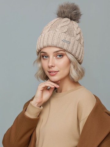 Neverless Mütze 'Caren' in Beige