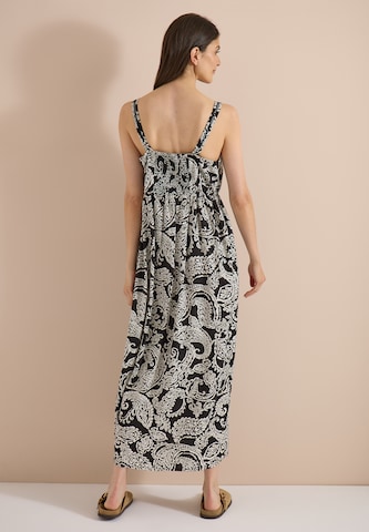 CECIL Maxikleid mit V-Neck und Print in Schwarz