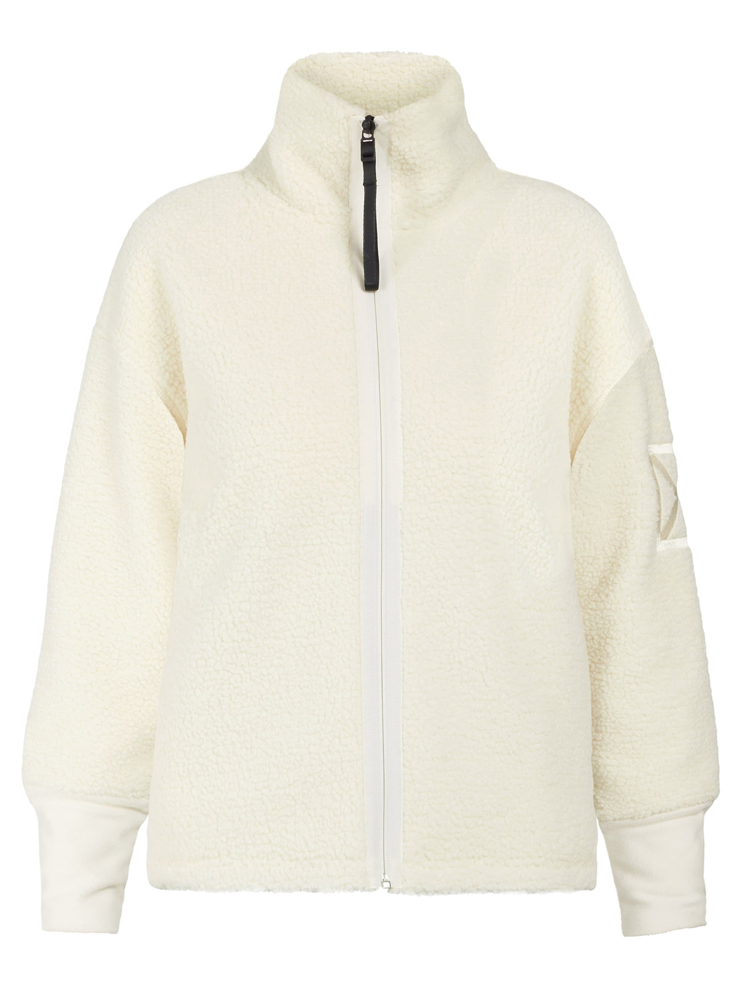 Didriksons Athletic Fleece Jacket 'MELLA' in White: front