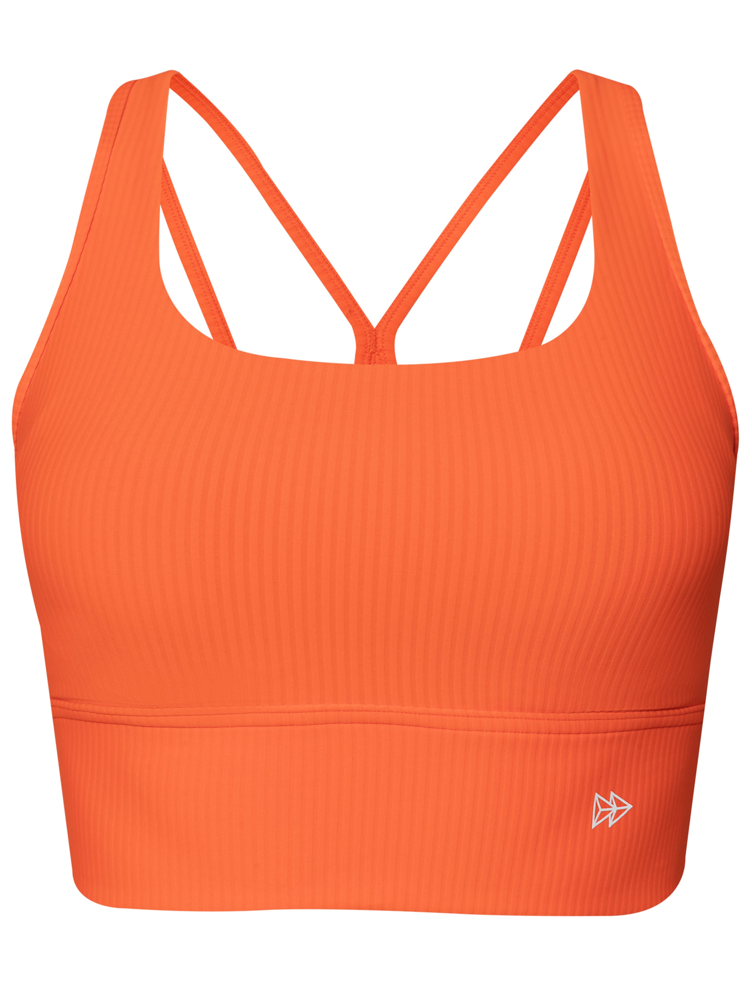 Yvette Push-up Sports Bra 'Franzi,' in Orange: front