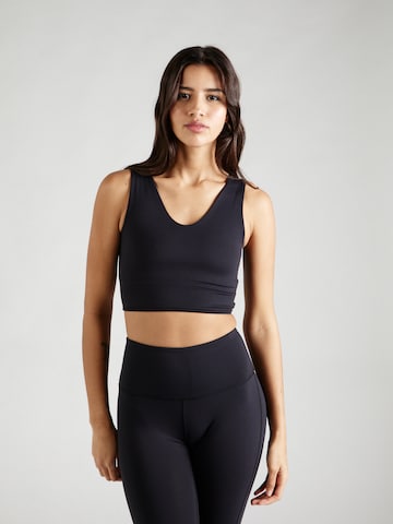 Hey Honey Bralette Sports Bra in Black: front