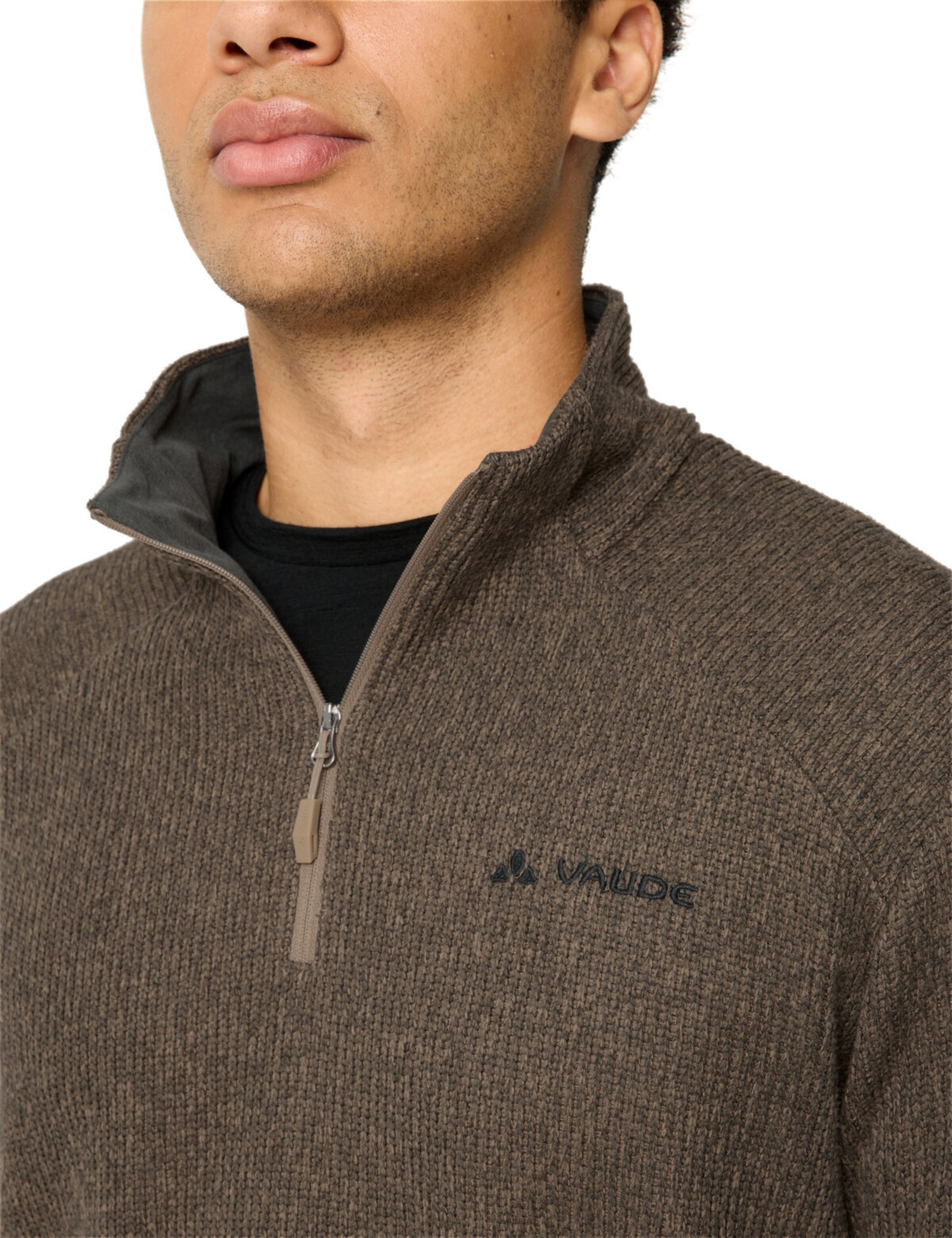 VAUDE Sports sweater 'Tesero II' in Beige