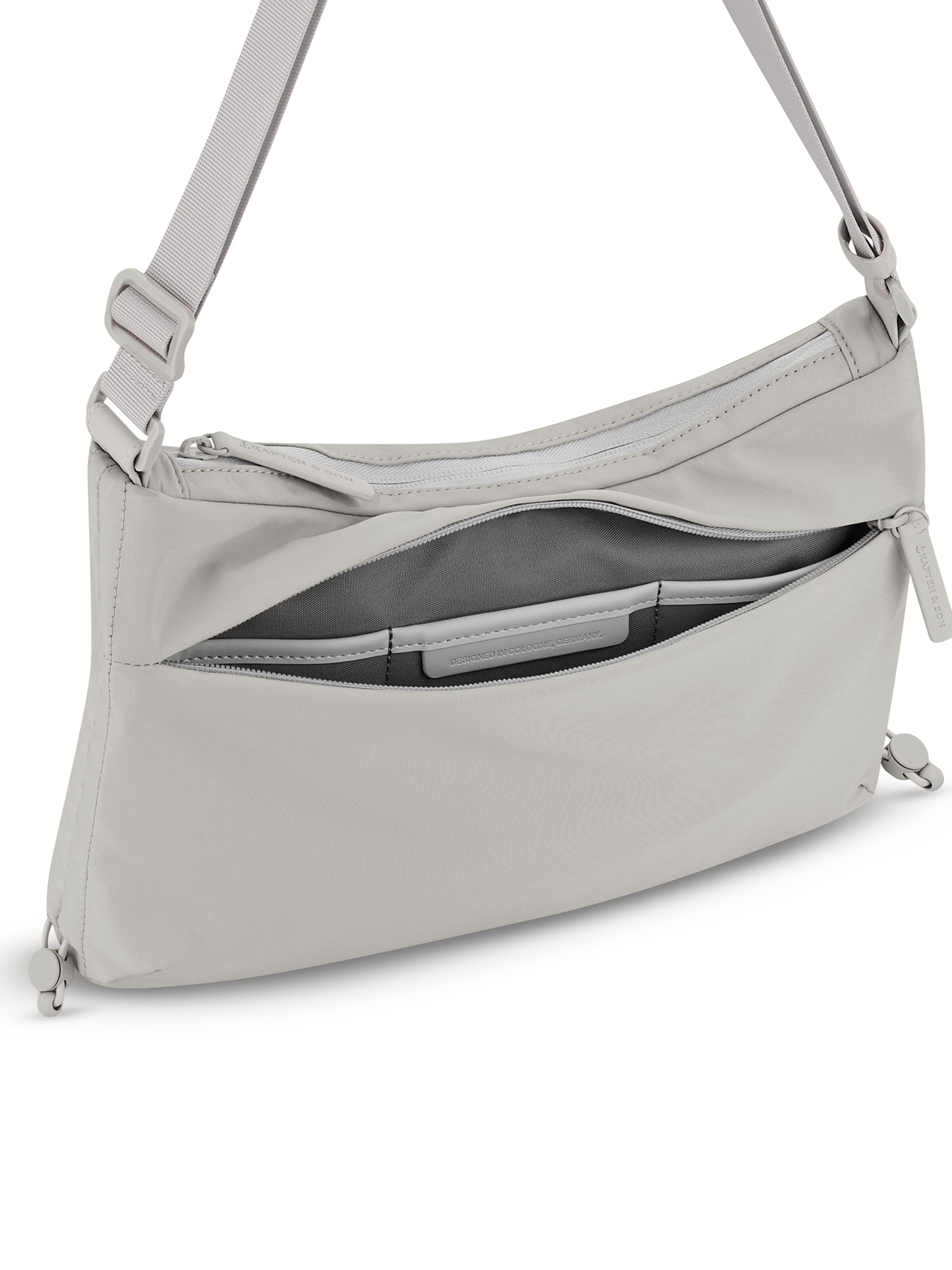 Kapten & Son Skuldertaske 'Skara Small' i grå