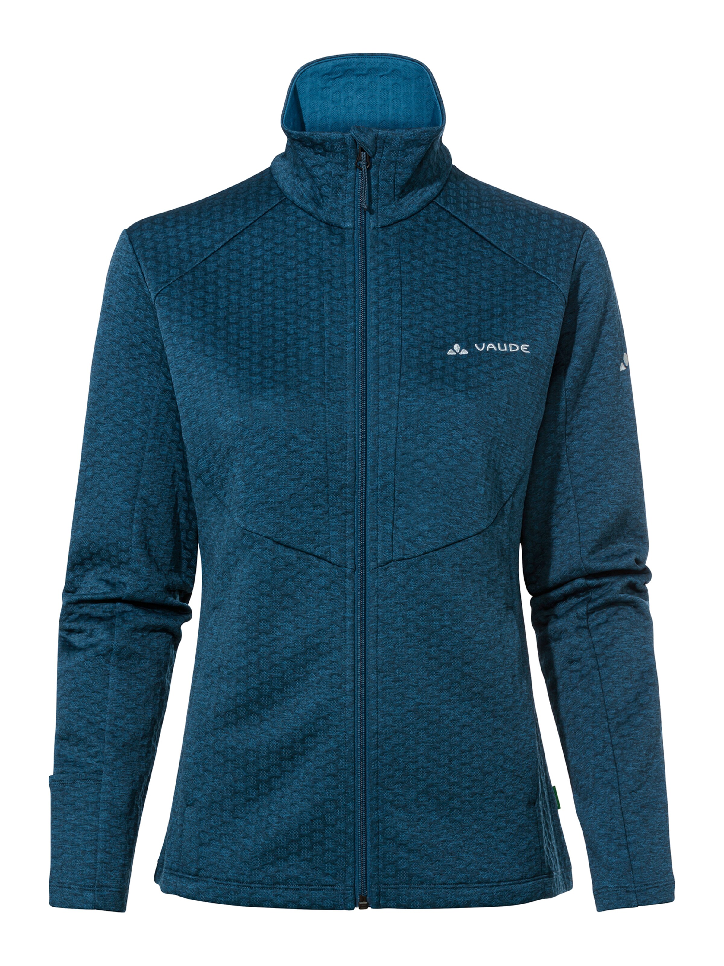 VAUDE Athletic fleece jacket 'Skomer' in Blue: front
