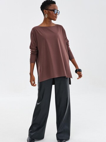 Blue Shadow Bluse 'Fina'‌ in Braun