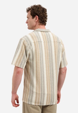 No Excess Regular fit Button Up Shirt in Beige