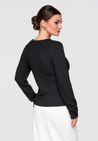 Ombre Knit cardigan in Black