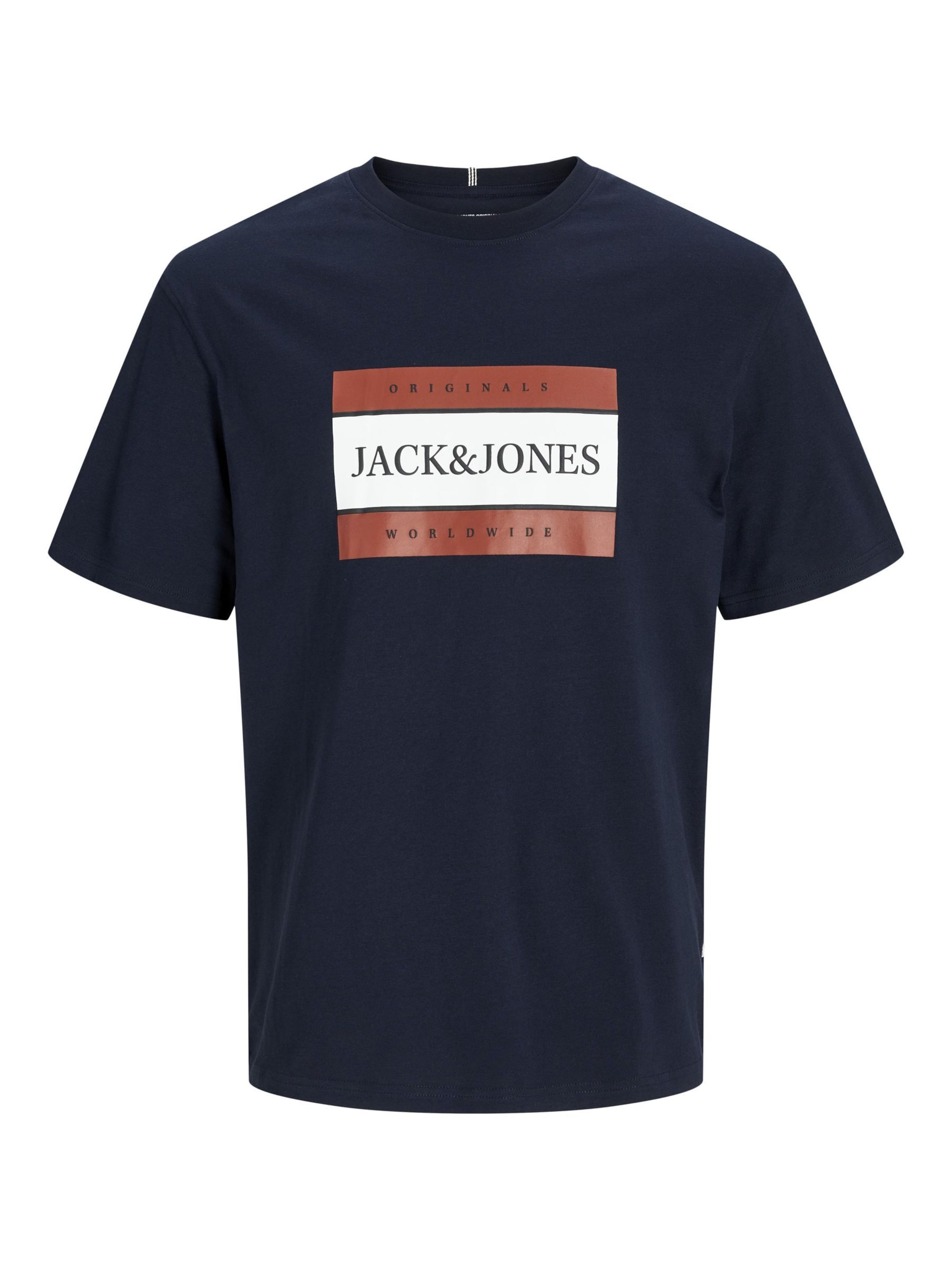 T-Shirt JACK & JONES en bleu : devant