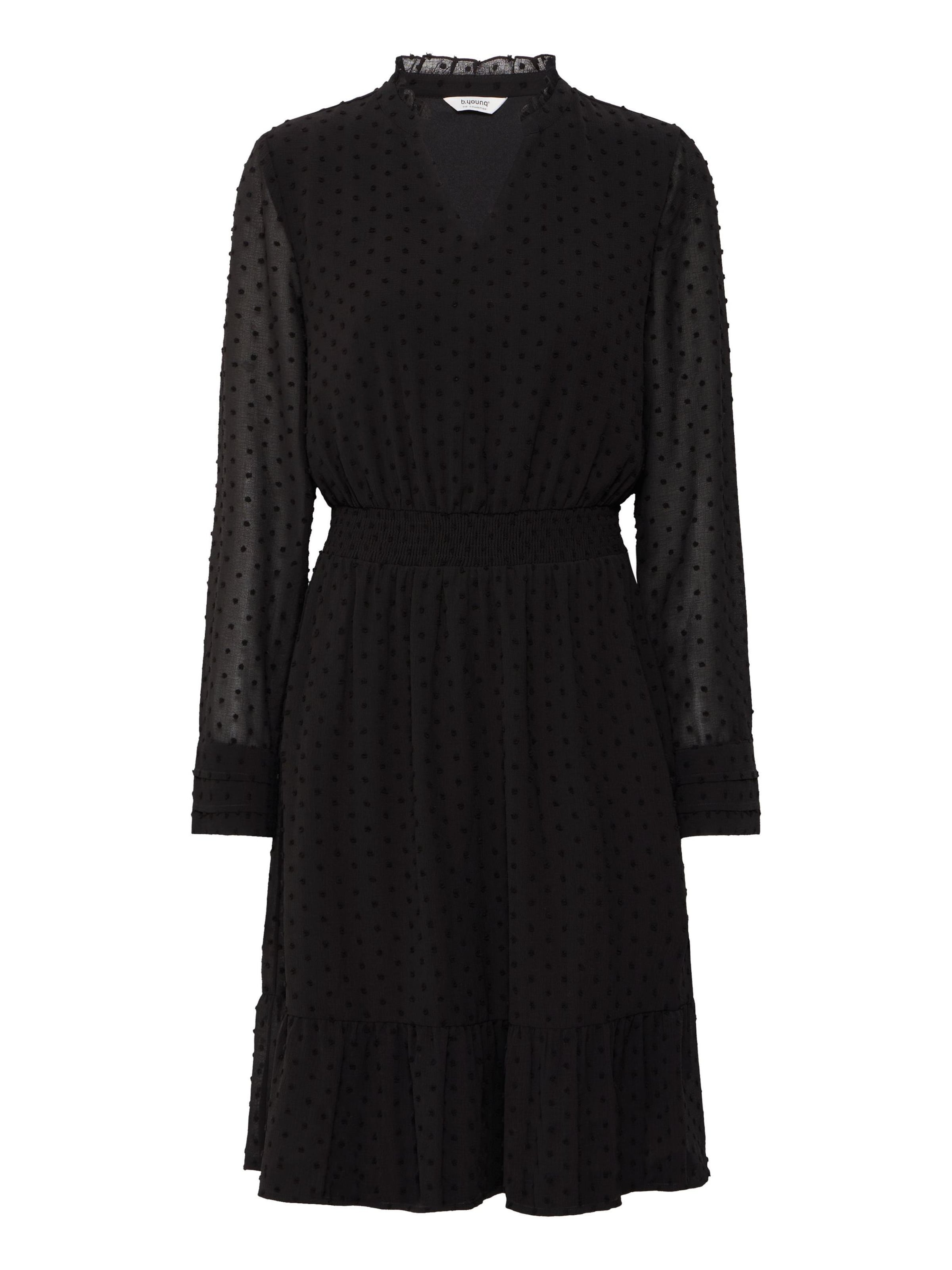 Robe 'IZETTE' b.young en noir : devant