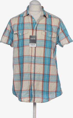 WRANGLER Button Up Shirt in XL in Blue: front