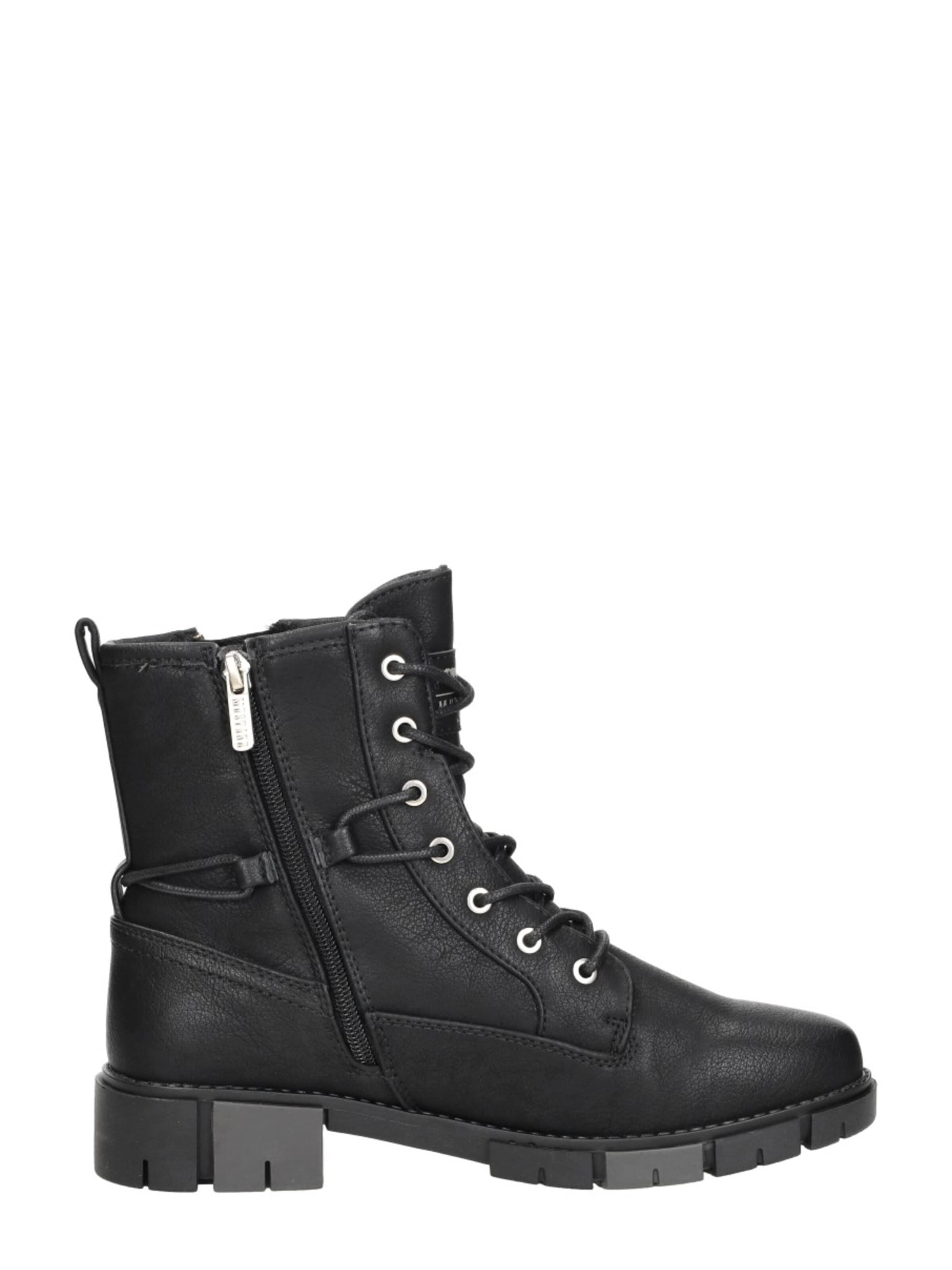 Chaussure à lacets 'Veterschoenen Hoog' MUSTANG en noir