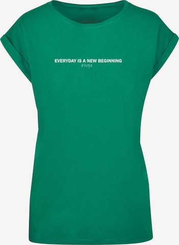 Merchcode Shirt 'Hope' in Green: front