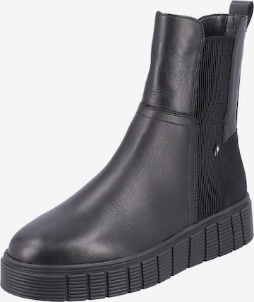 Bottines Rieker EVOLUTION en noir : devant