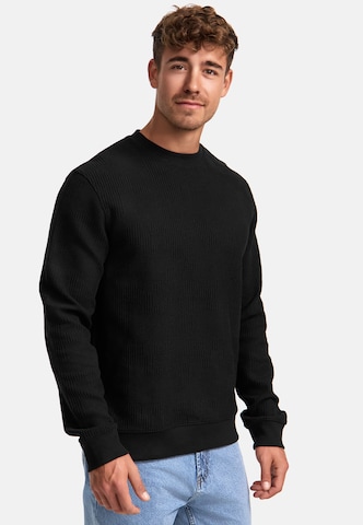INDICODE JEANS Sweatshirt ' Jago ' in Black