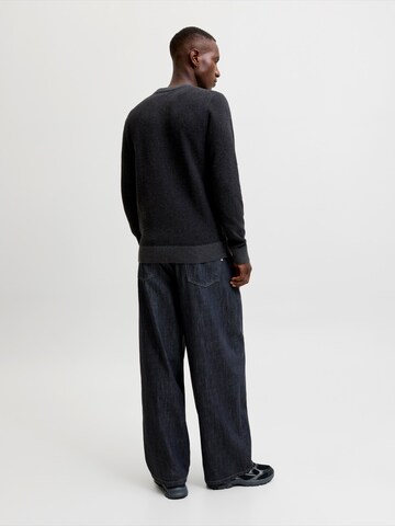 JACK & JONES Пуловер 'JWHGLOBE' в сиво