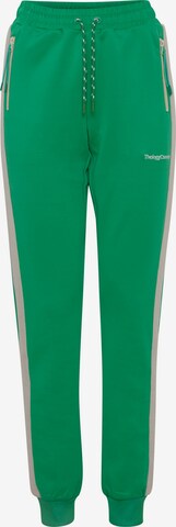 The Jogg Concept Slimfit Sportbroek 'Sima' in Groen: voorkant