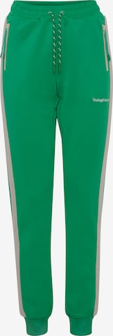 The Jogg Concept Slim fit Workout Pants 'Sima' in Green: front