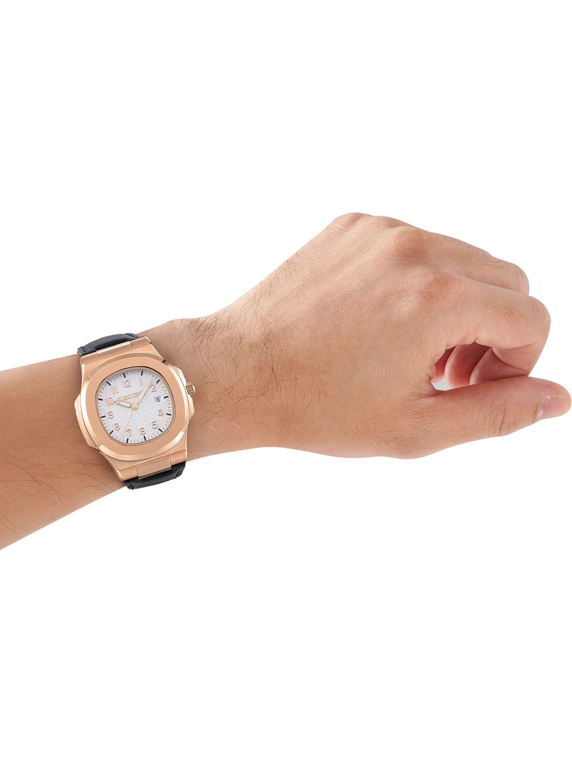 Just Cavalli Analoguhr in Gold: Vorderseite