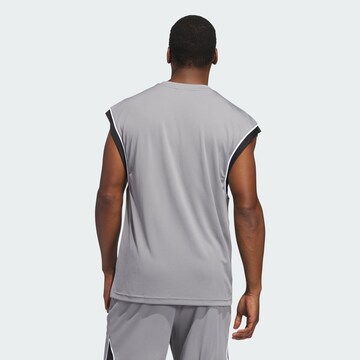 T-Shirt fonctionnel 'All-World' ADIDAS PERFORMANCE en gris