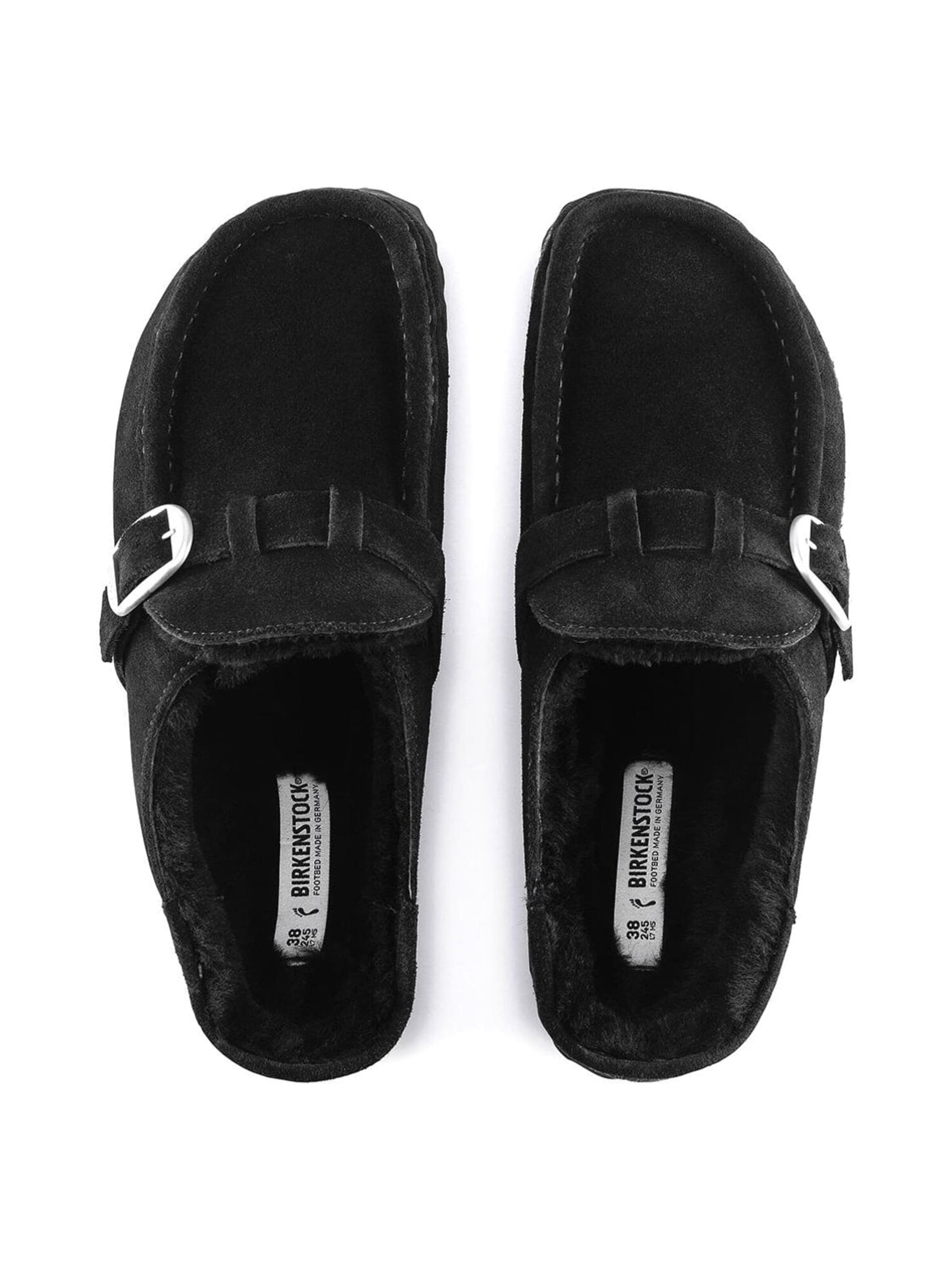 BIRKENSTOCK Klapki 'Mens Buckley Black Sandals' w kolorze czarny