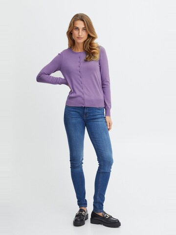 Fransa Gebreid vest in Lila