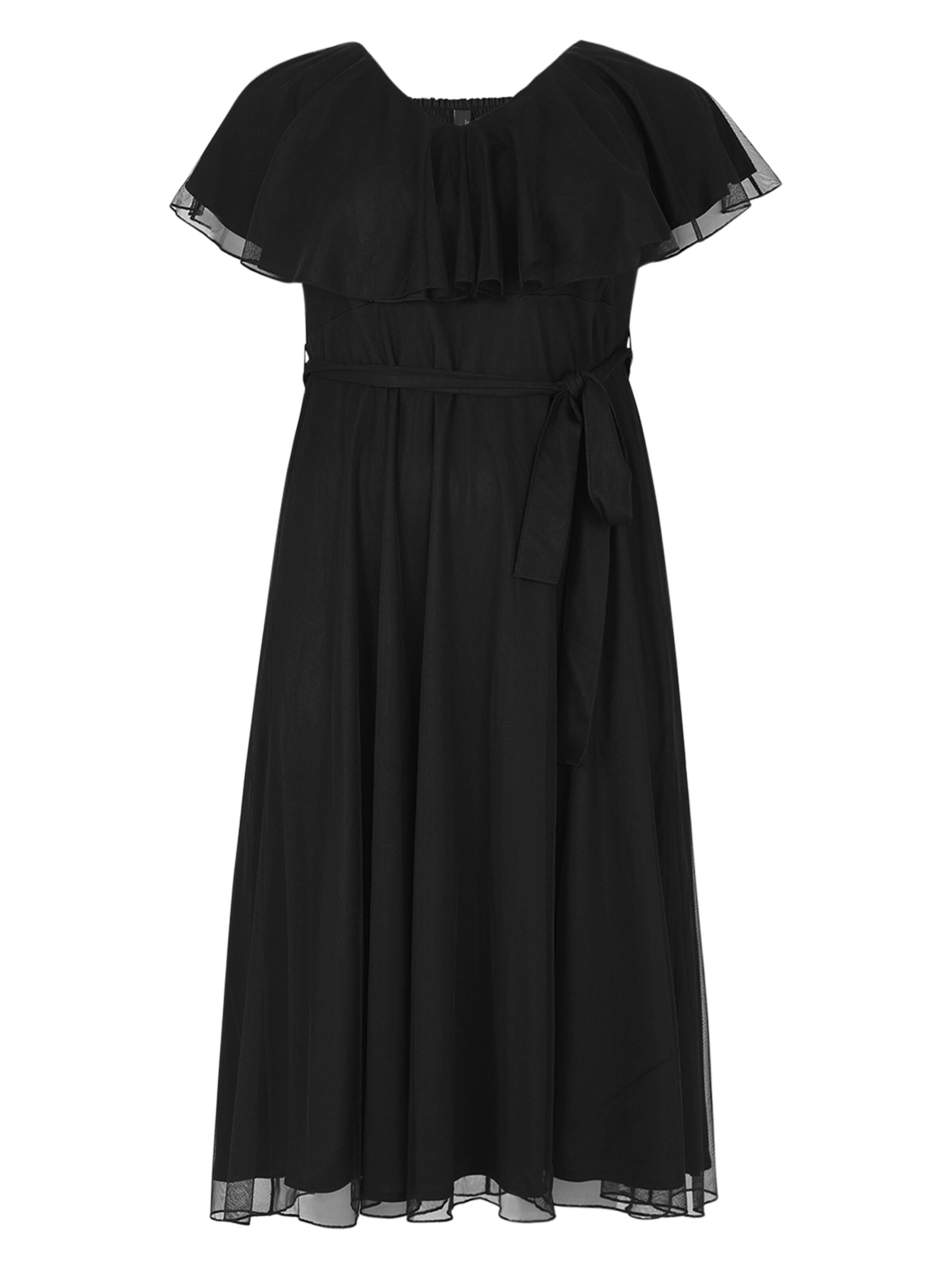 YOEK Dress in Black: front