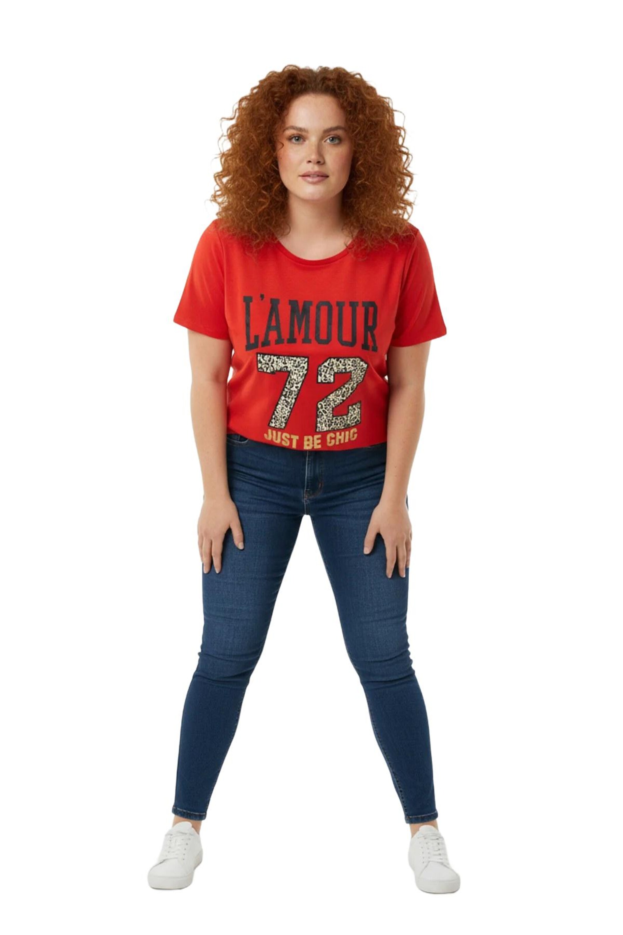 Shape Of You T-Shirt in Rot