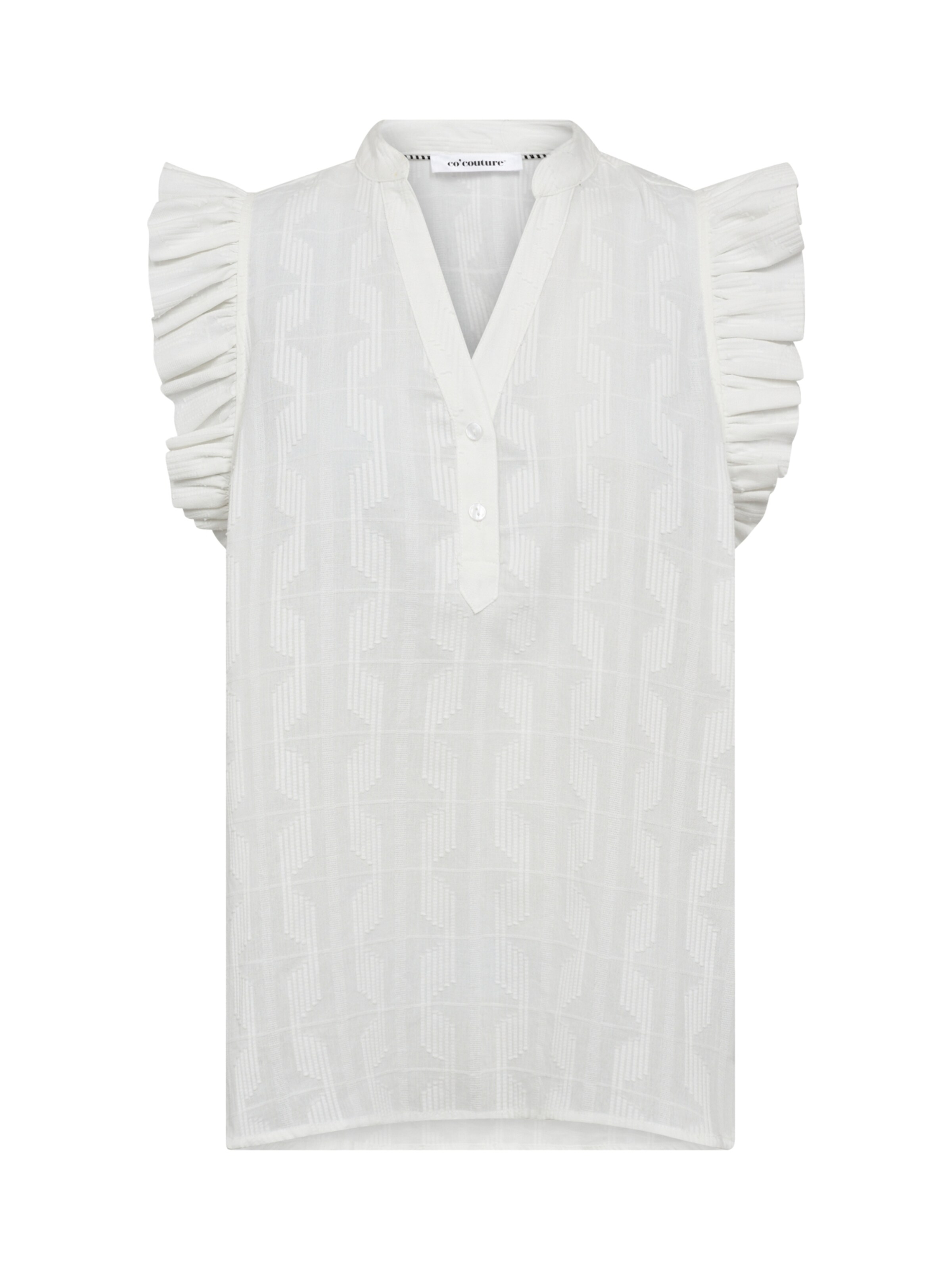 co'couture Blusentop 'Emma' in Weiß: Vorderseite