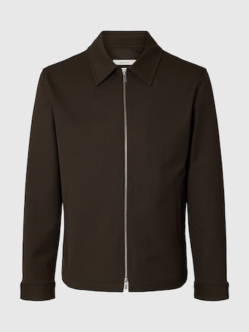 SELECTED - Chaqueta de entretiempo en marrón