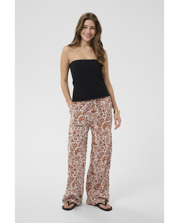 Cream Wide Leg Hose 'CRTiah' in Beige