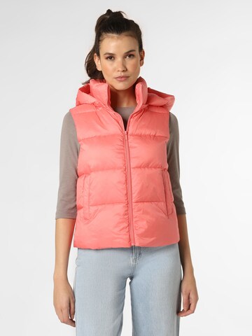 Marie Lund Bodywarmer in Oranje: voorkant