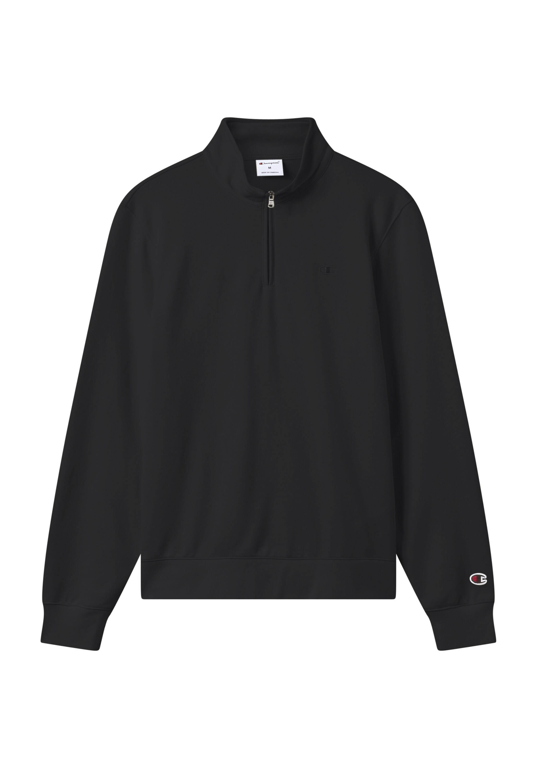 Champion Authentic Athletic Apparel Sweatshirt in Black: front