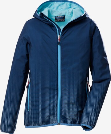 KILLTEC Outdoor jacket in Blue: front