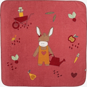 STERNTALER Shower Towel 'Emmily' in Red: front