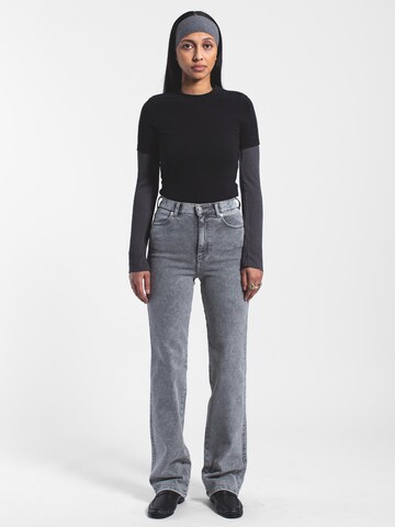 Dr. Denim Slim fit Jeans 'Moxy High Straight' in Grey