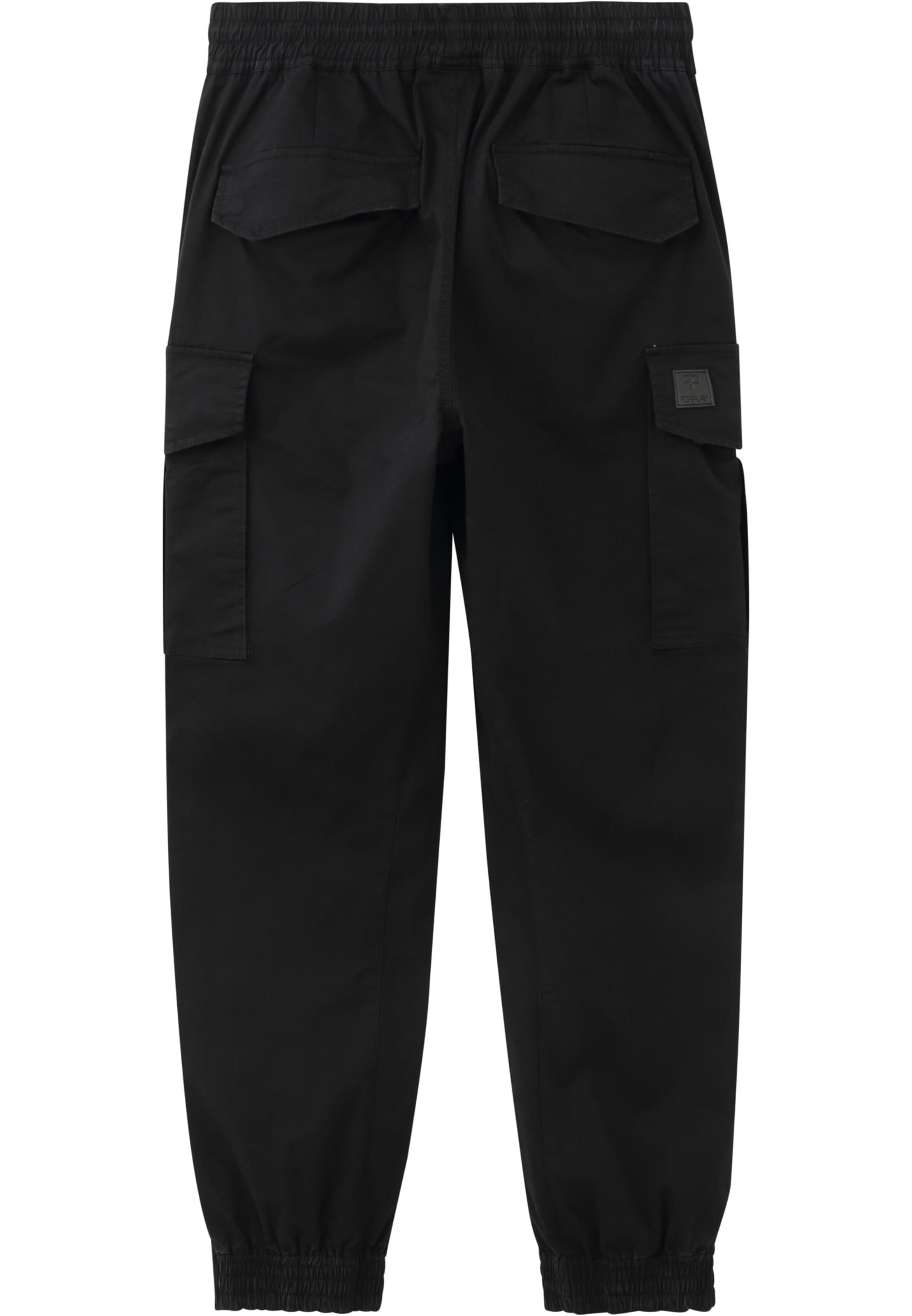 Forplay Regular Trousers in Black
