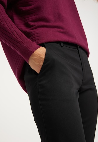 usha BLACK LABEL Regular Pants in Black