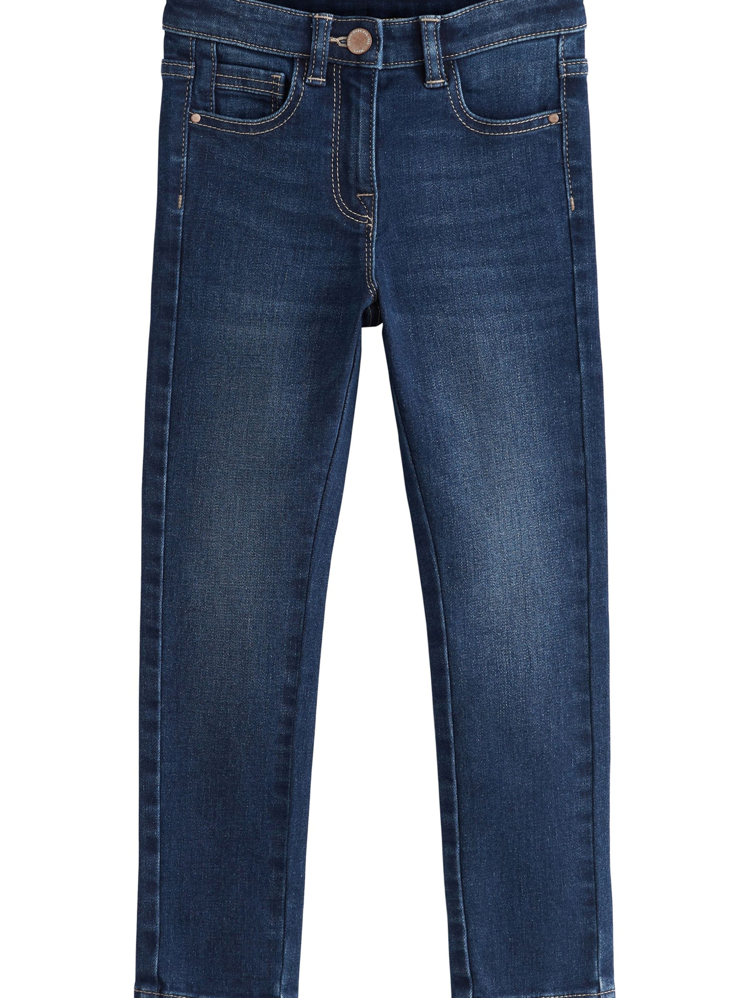 Next Скинни Джинсы в Синий: спереди